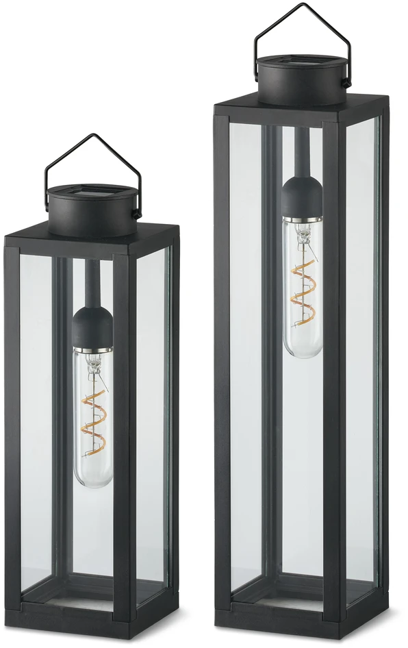 Noel - Solcellsbelysning H30 B9,3 D9,3 - Svart