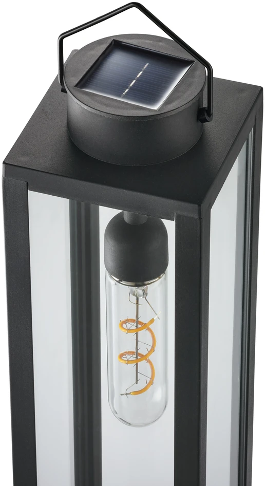 Noel - Solcellsbelysning H30 B9,3 D9,3 - Svart