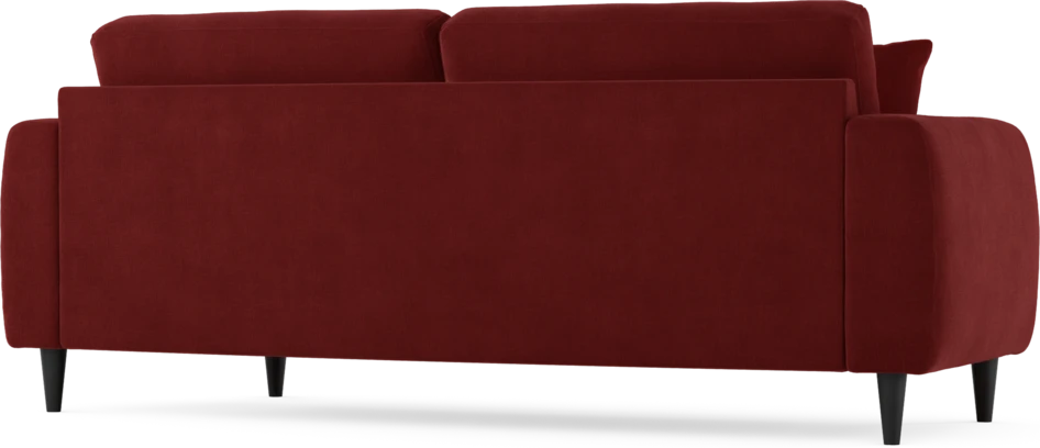 Eden - 2,5-sits soffa svängd - Röd