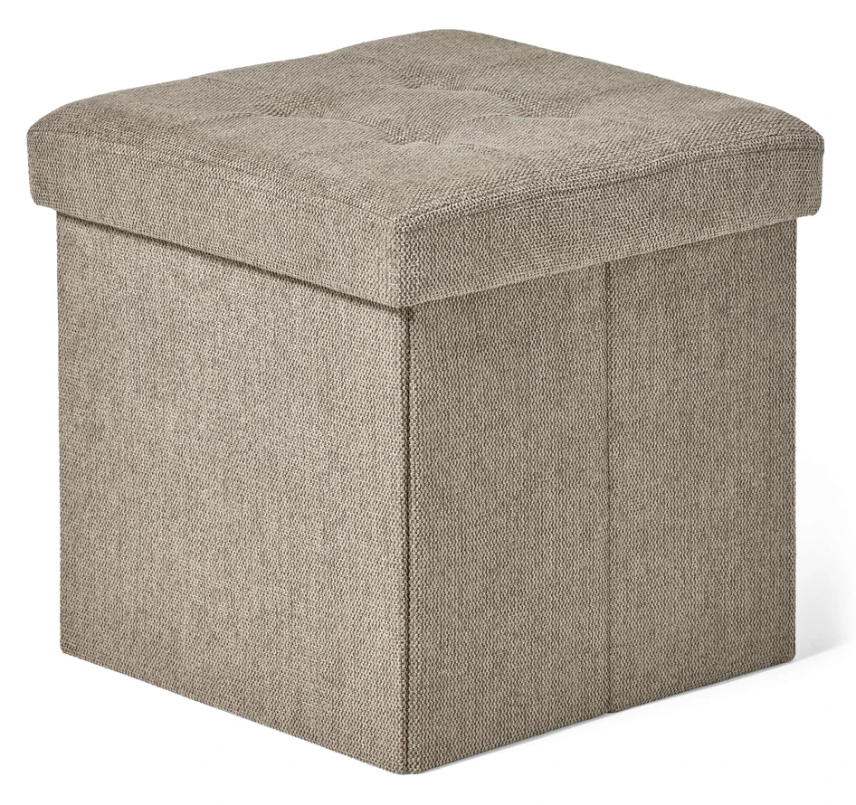 Marja - Puff, B 38 cm - Brun