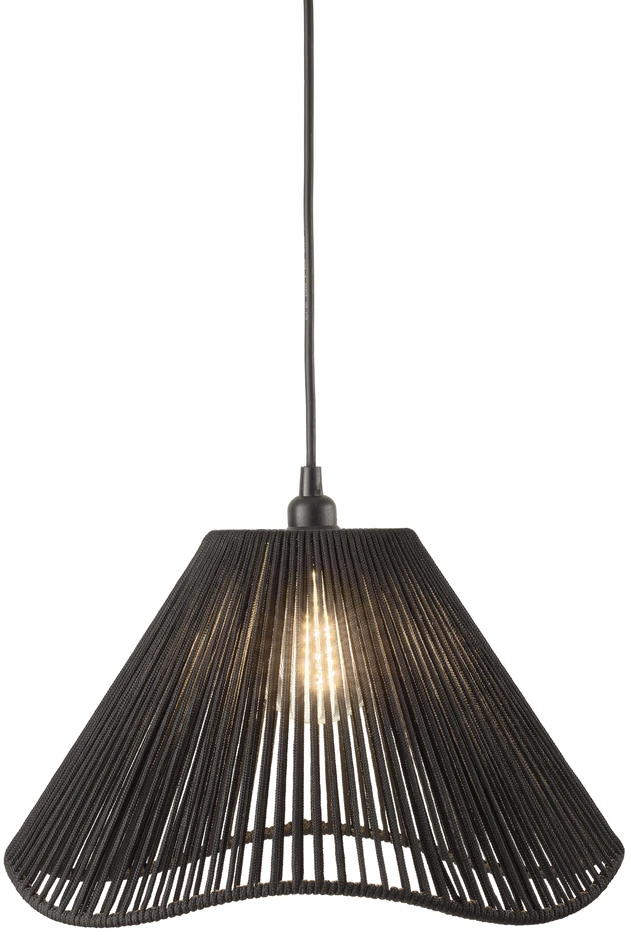 Sanja - Utelampskärm H27 Ø45 cm - Svart