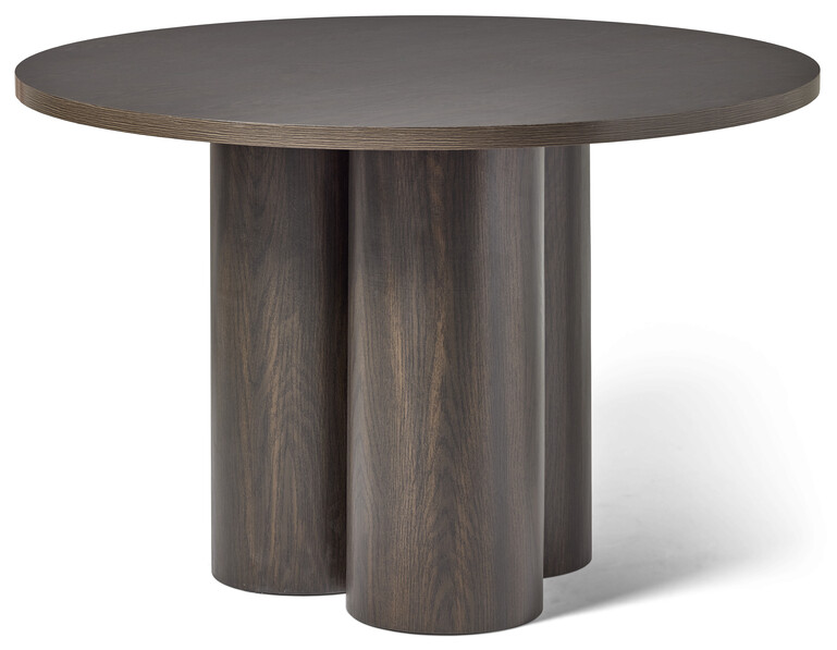 Truls - Matbord, Ø 120 cm - Brun