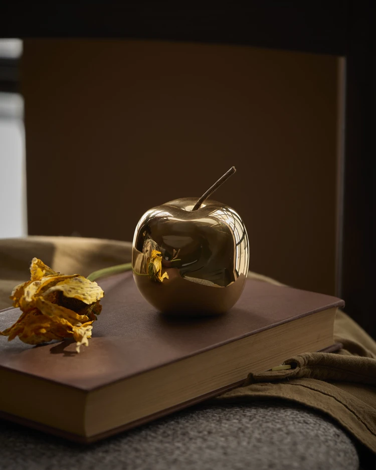 Äpple - Prydnadsföremål, H7 Ø7,5 cm - inspiration