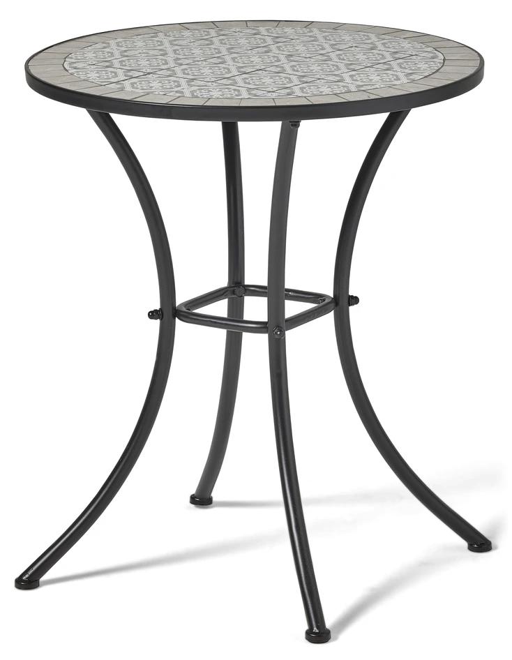 Arles - Utebord, Ø 60 cm - Beige