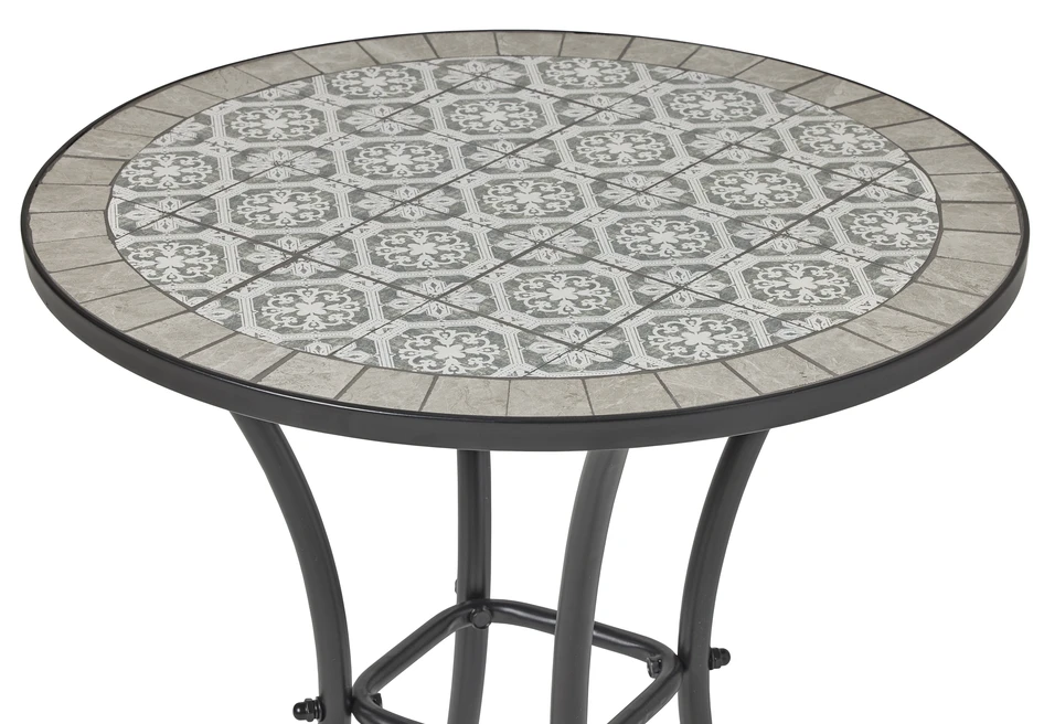Arles - Utebord, Ø 60 cm - Beige