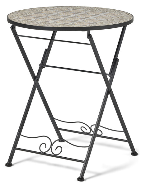 Brest - Utebord, Ø 60 cm - Beige