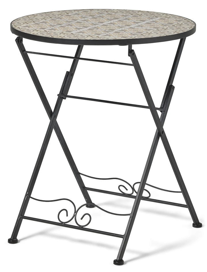 Brest - Utebord, Ø 60 cm - Beige