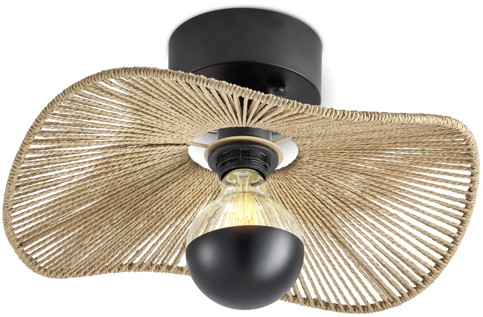 Tross - Taklampa H18 Ø38 cm - Beige