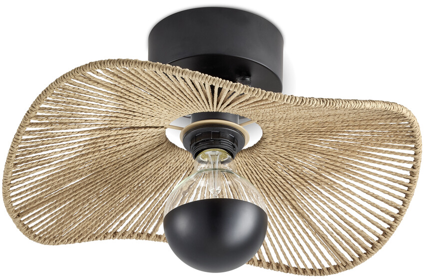 Tross - Taklampa H18 Ø38 cm - Beige