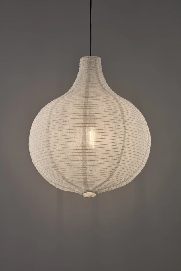 Melanie - Taklampskärm H63 Ø57 cm - Beige