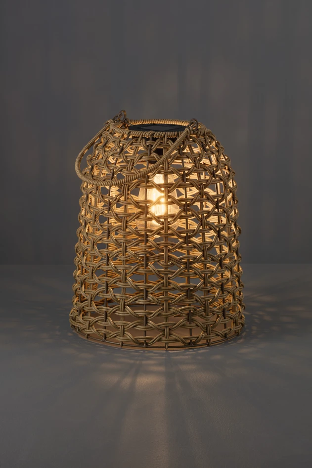 Greta - Solcellsbelysning H28.5 Ø24cm - Beige