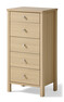 Story - Byrå med 5 lådor, 53x40x106 cm - Beige