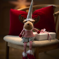 Rudolf - Juldekoration, L 18, B 13, H 56 cm - inspiration