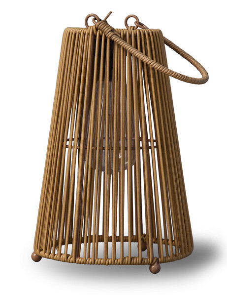 Milton - Solcellsbelysning H25 Ø17 cm - Beige