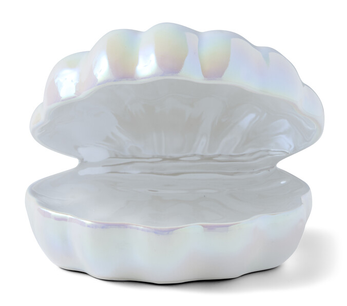 Pärla - Prydnadsföremål, 15x13x14 cm - Vit