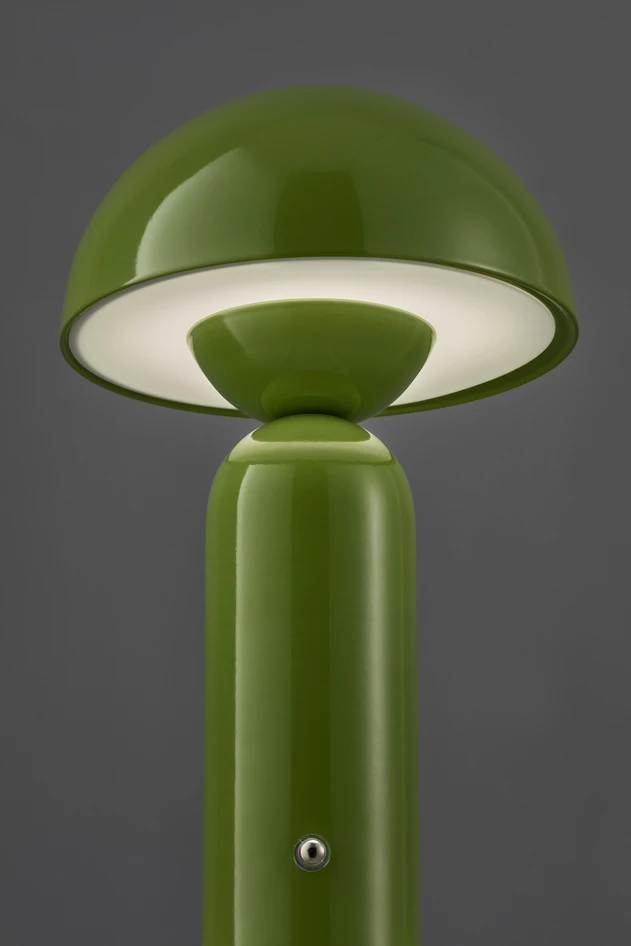 Amos - Portabel bordslampa H25 Ø15 cm - Grön