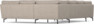 Madison Lux - Hörnsoffa med schäslong vänster - Beige