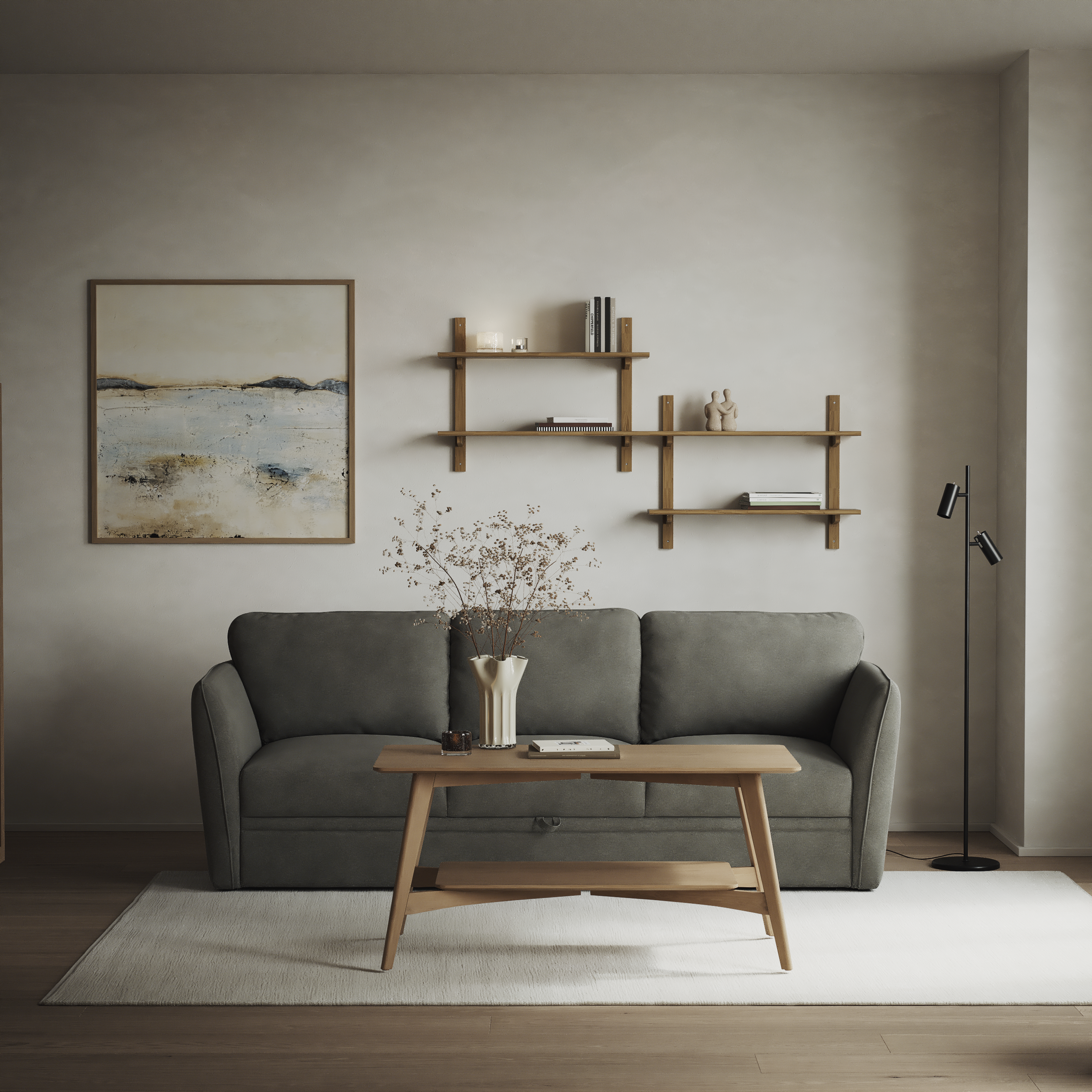 Öland - Bäddsoffa 3-sits, längsbäddad - inspiration