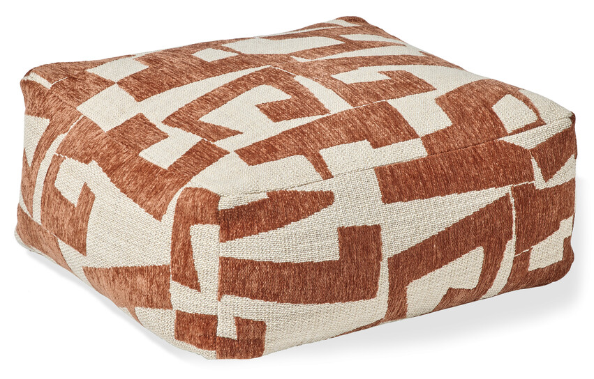 Square - Puff, B60 D60 cm - Orange