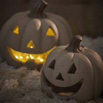 Pumpa - Ljuslykta, H23 Ø23 cm - inspiration