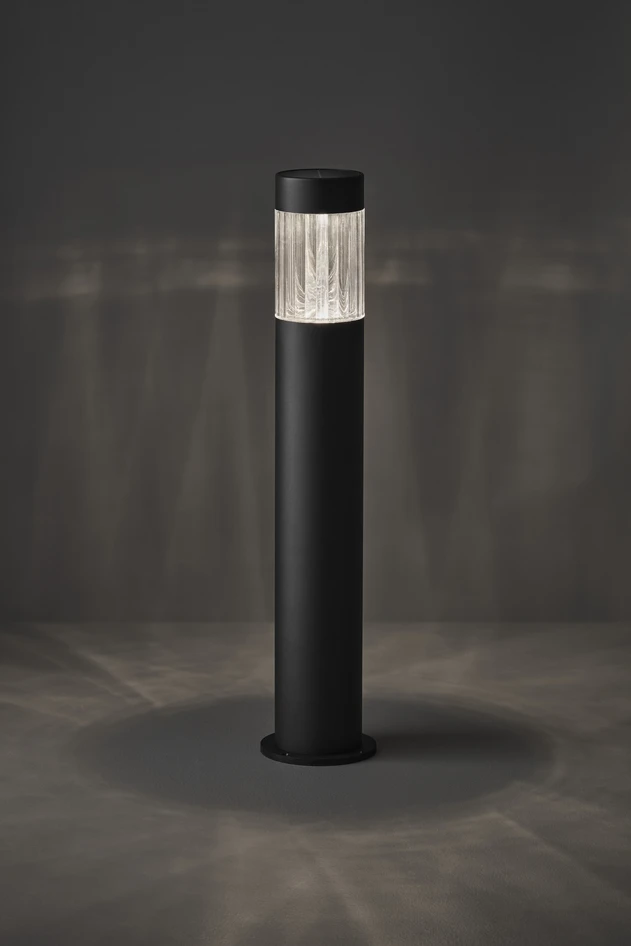 Eskil - Solcellsbelysning H64 Ø7,5 cm - Svart