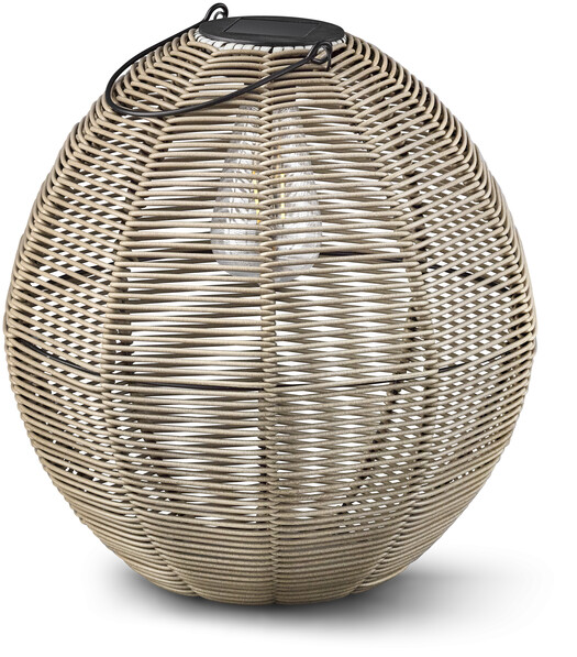 Lottie - Solcellsbelysning H32 Ø30cm - Brun