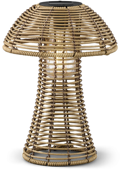 Ayla - Solcellsbelysning H30,5 Ø22 - Brun