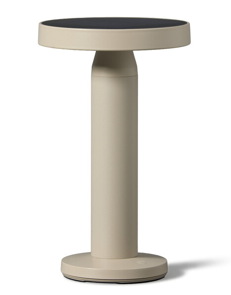 Kevin - Solcellsbelysning H22 Ø13 cm - Beige