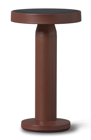 Kevin - Solcellsbelysning H22 Ø13 cm - Brun