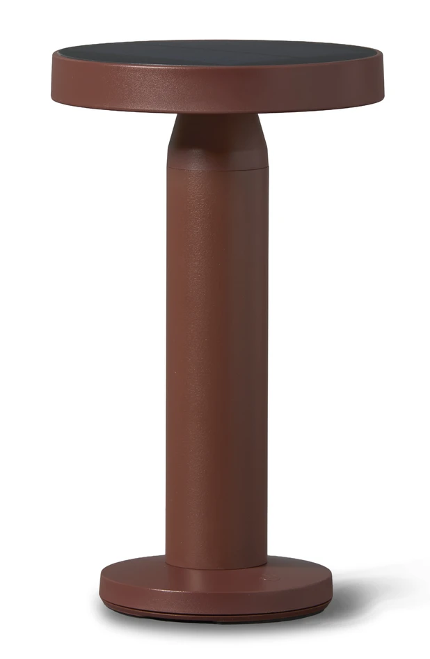 Kevin - Solcellsbelysning H22 Ø13 cm - Brun