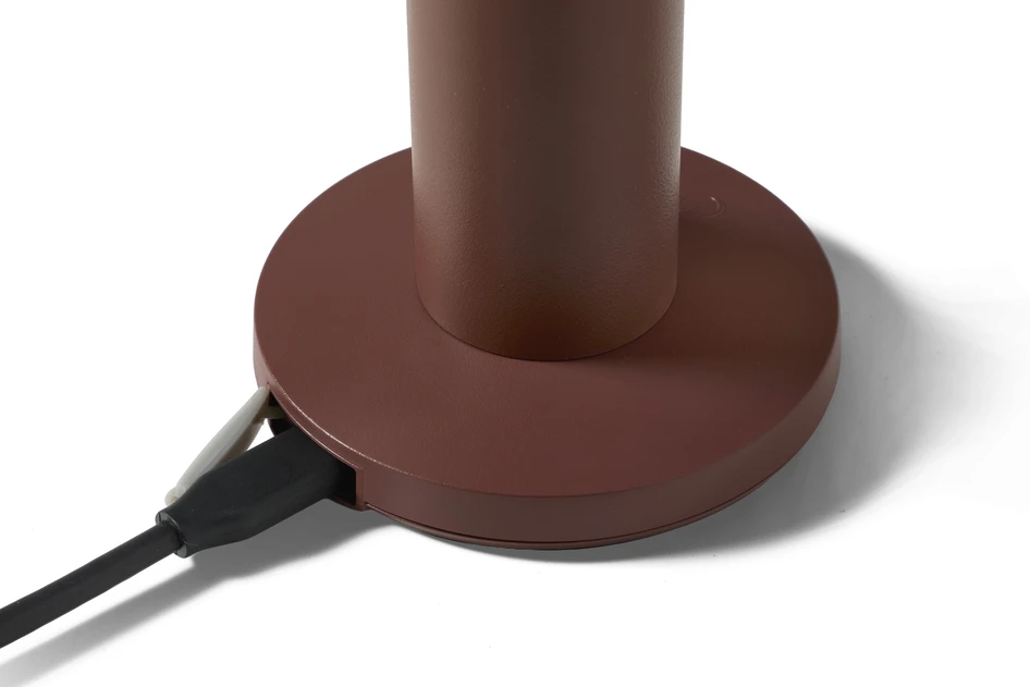 Kevin - Solcellsbelysning H22 Ø13 cm - Brun