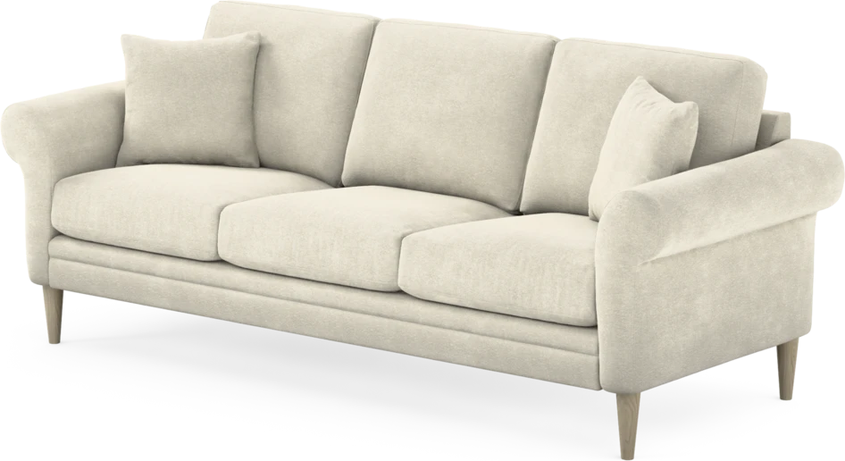 Eden - 3-sits soffa - Vit