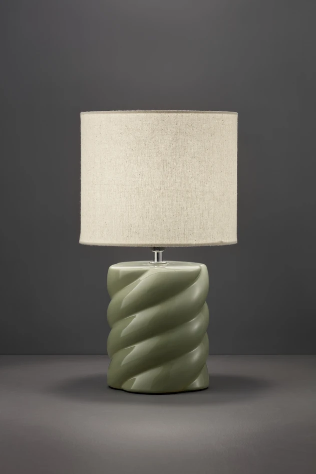 Fannie - Bordslampa H35,5 Ø20 cm - Grön