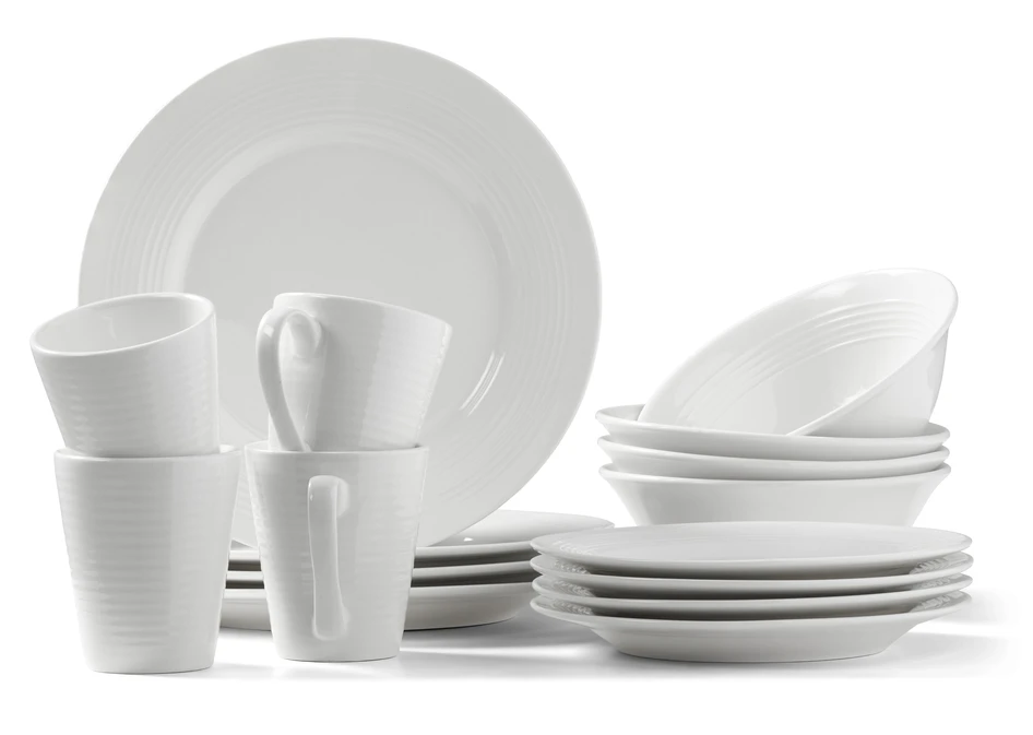 Bianca - Servis, 16 delar - Vit