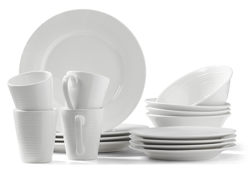 Bianca - Servis, 16 delar - Vit