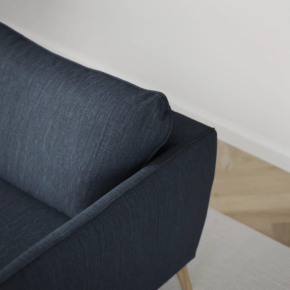 County - 3-sits soffa - Blå