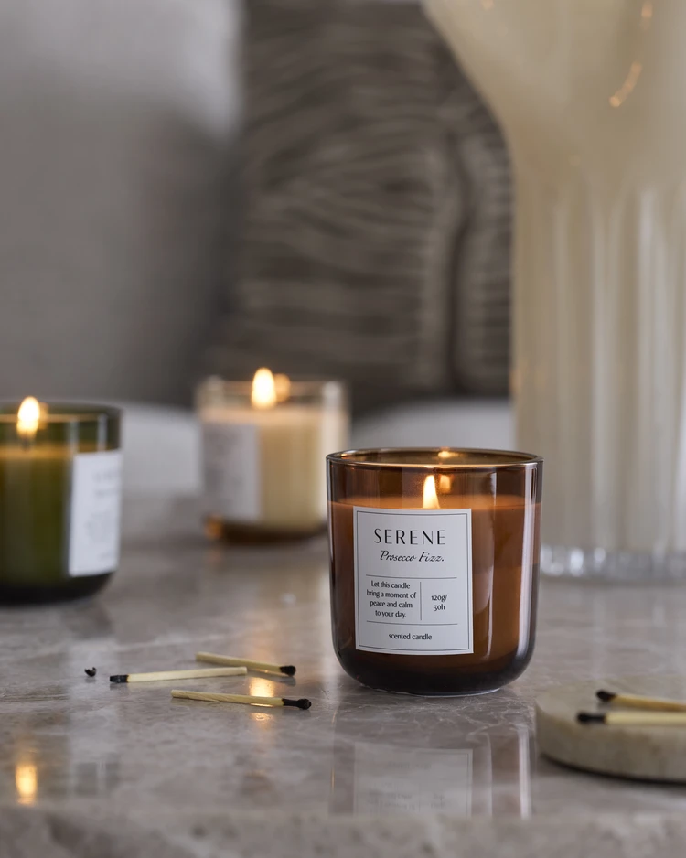 Serene - Doftljus, Prosecco Fizz, brinntid 30 h, 120 gr - inspiration