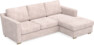 Friday - 3-sits soffa med schäslong höger - Rosa