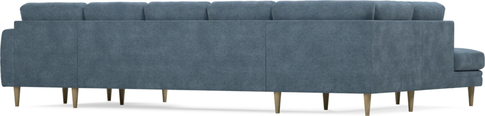 Eden - 3-sits soffa med divan vänster och schäslong höger - Blå