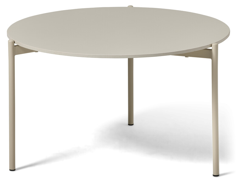Domino - Utesoffbord, Ø 80 H 45 cm - Beige
