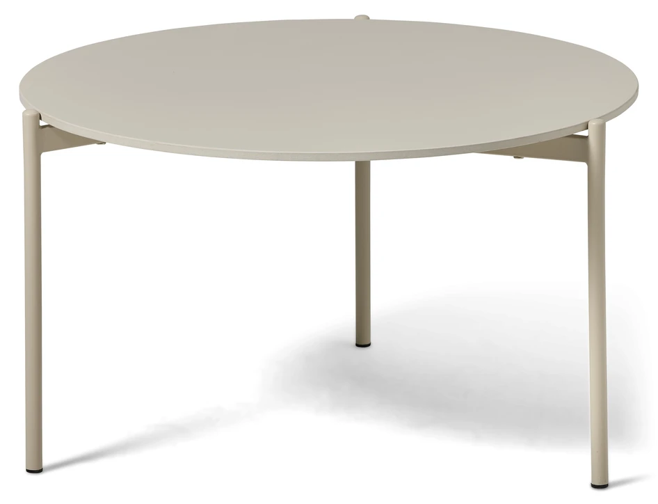 Domino - Utesoffbord, Ø 80 H 45 cm - Beige