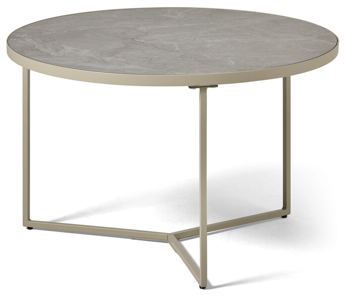 Encore - Utesoffbord, Ø 80 cm - Beige