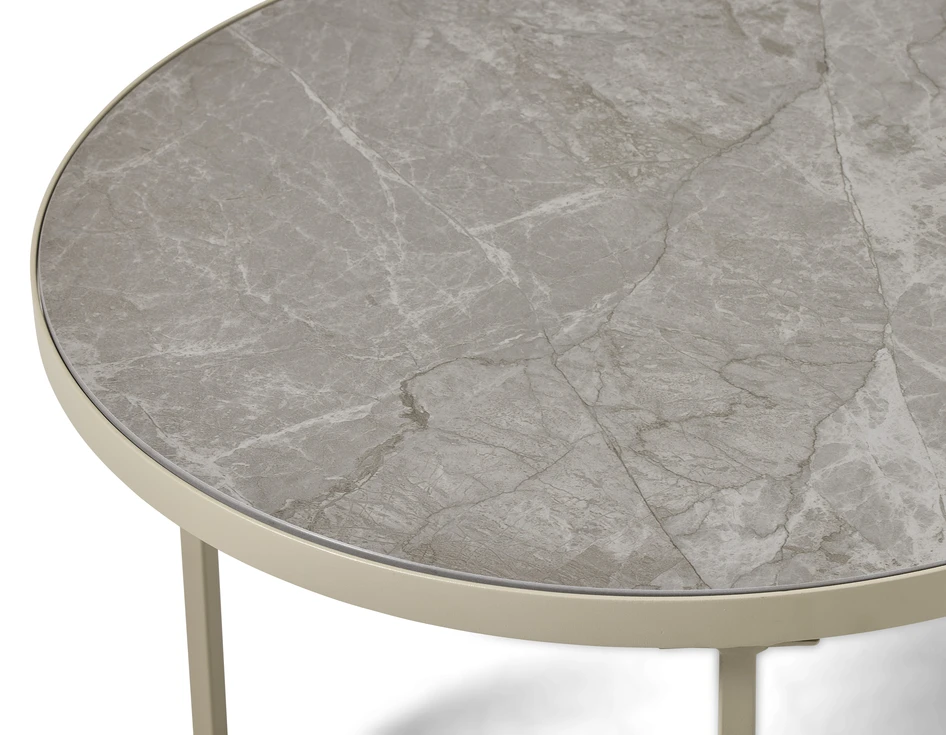 Encore - Utesoffbord, Ø 60 cm - Beige