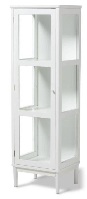 Tova, Vitrinskåp 1 dörr, 140x37x44 cm