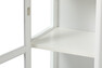 Tova - Vitrinskåp 1 dörr, 140x37x44 cm - Vit