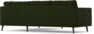 Madison Lux - 2-sits soffa med divan höger - Grön