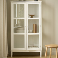 Tova - Vitrinskåp 2 dörrar, 140x37x81 cm - inspiration