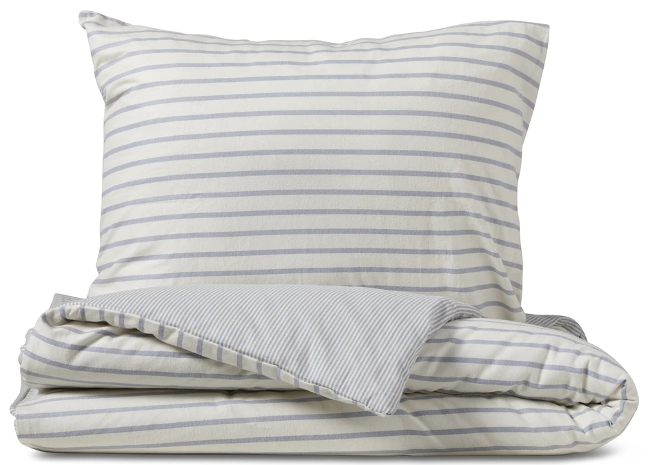 Marino - Påslakanset i bomullsflanell - Blå