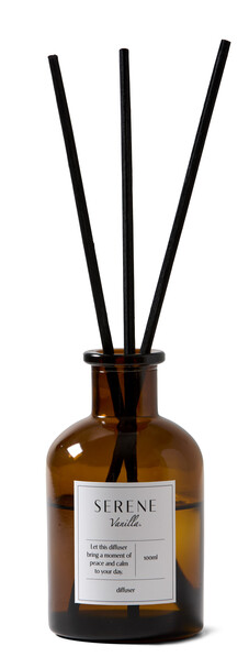 Serene - Doftpinne, doft Vanilla, 100 ml - Brun