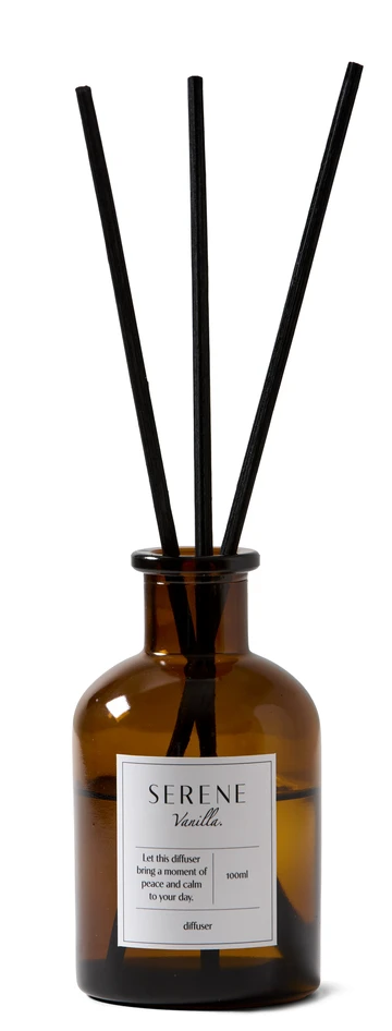 Serene - Doftpinne, doft Vanilla, 100 ml - Brun